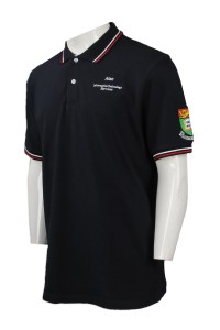 P837 Online custom men's short-sleeved Polo shirt Printed embroidery Polo shirt Checkered chest stickers Design University executive uniform Uniform Polo shirt uniform company